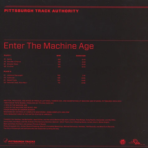 Pittsburgh Track Authority - Enter The Machine Age