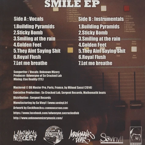 Unknown Mizery - Smile EP