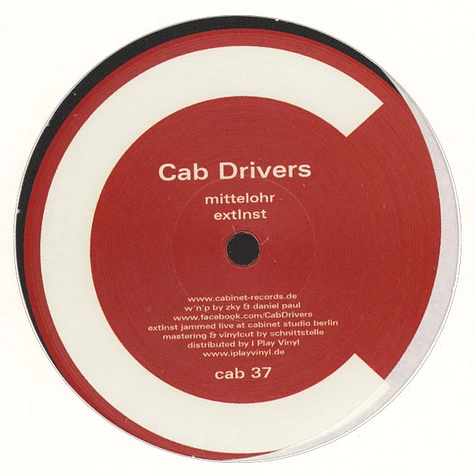 Cab Drivers - 1 2 3 4Ever / Mittelohr / Extinst