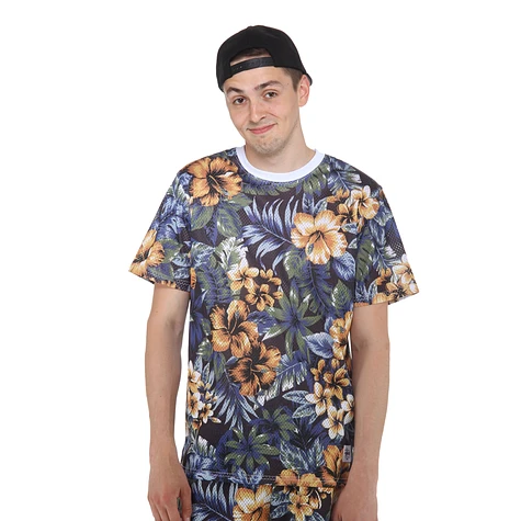 Stüssy - Island Flower Mesh T-Shirt