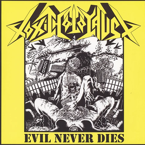 Toxic Holocaust - Evil Never Dies Yellow / Black Vinyl Edition
