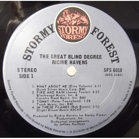 Richie Havens - The Great Blind Degree