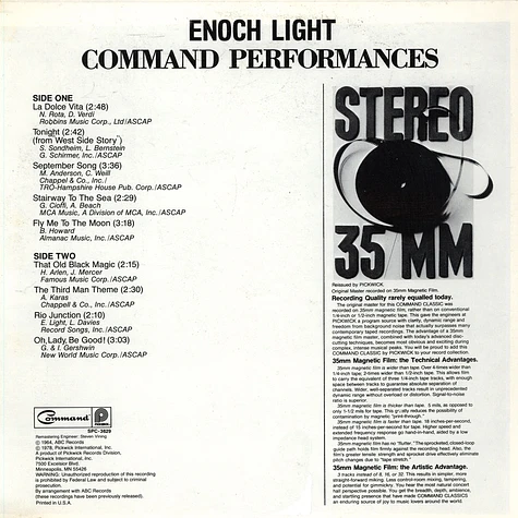 Enoch Light - Command Performances