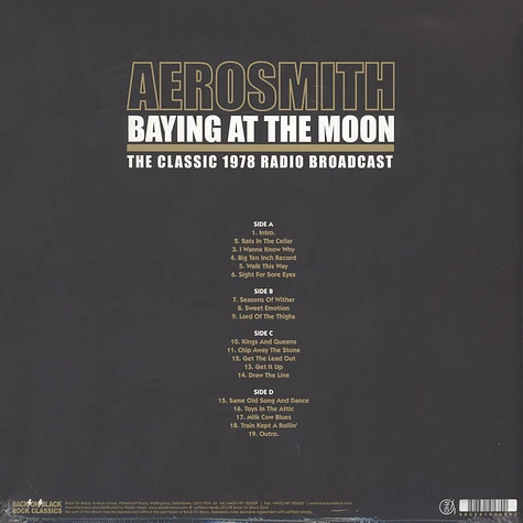 Aerosmith - Baying At The Moon