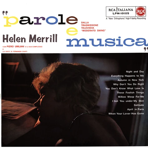 Helen Merrill - Parole e Musica
