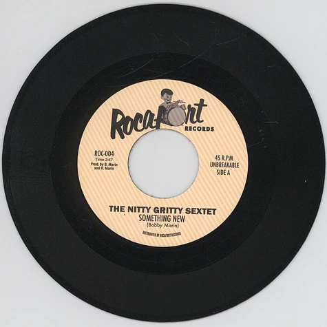 The Nitty Gritty Sextet - Something New / Nitty Boo Boo