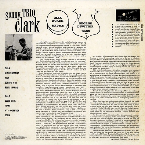 Sonny Clark Trio - Sonny Clark Trio