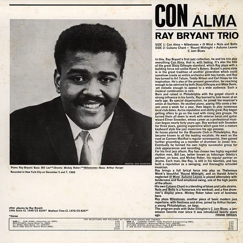 Ray Bryant Trio - Con Alma