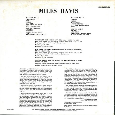 Miles Davis - Volume 2
