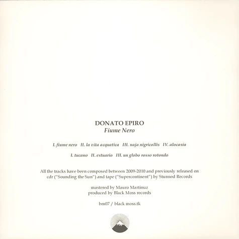 Donato Epiro - Fiume Nero