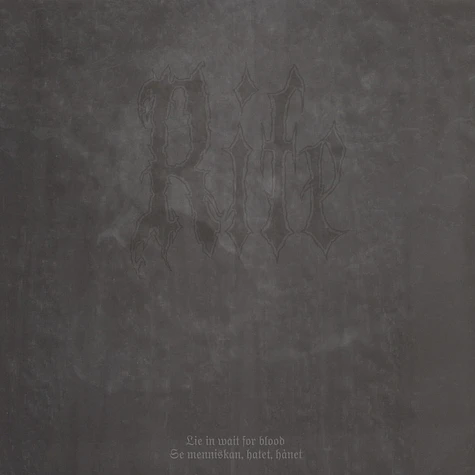 Rite - Lie In Wait For Blood / Se Menniskan Limited Edition