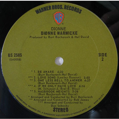 Dionne Warwick - Dionne