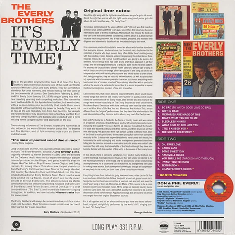 The Everly Brothers - It's Everly Time!