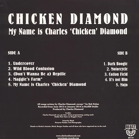 Chicken Diamond - My Name Is Charles 'Chicken' Diamond