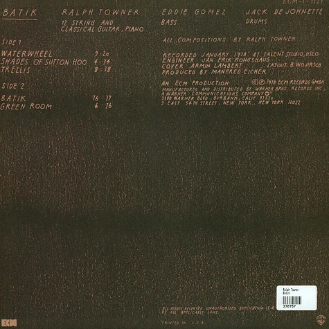 Ralph Towner - Batik