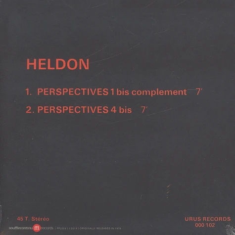 Heldon - Perspectives