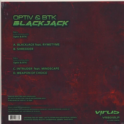 Optiv & BTK - Blackjack LP