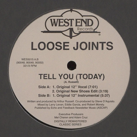 Loose Joints - Tell You (Today)