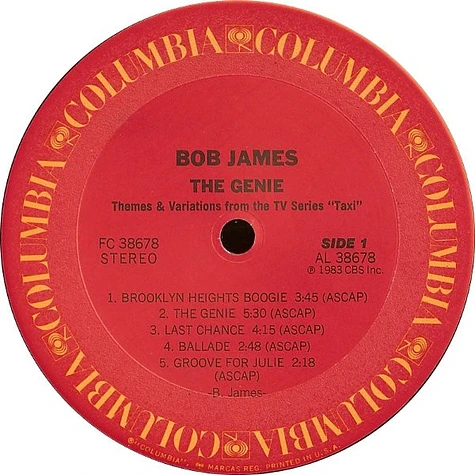 Bob James - The Genie: Themes & Variations From The TV Series "Taxi"