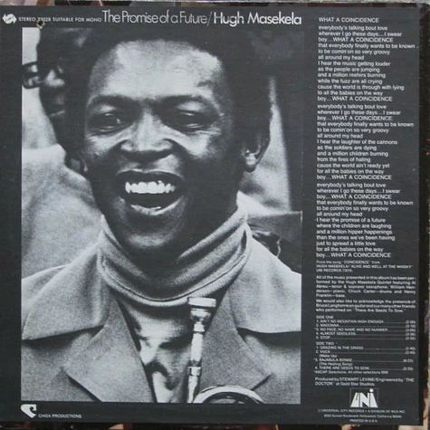 Hugh Masekela - The Promise Of A Future