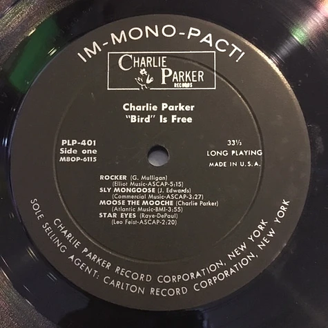 Charlie Parker - "Bird" Is Free