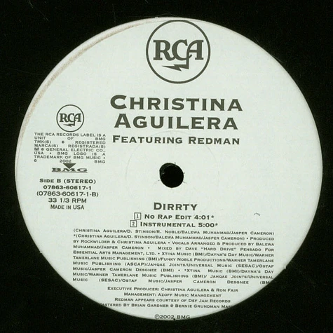Christina Aguilera - Dirrty