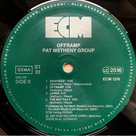 Pat Metheny Group - Offramp