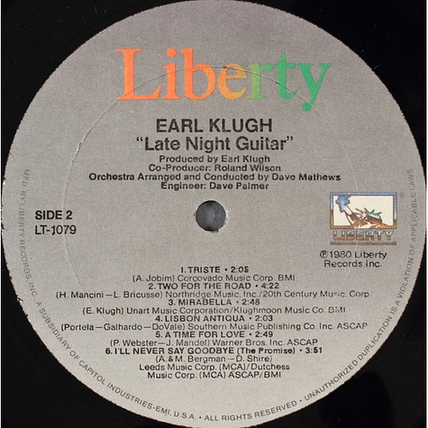 Earl Klugh - Late Night Guitar