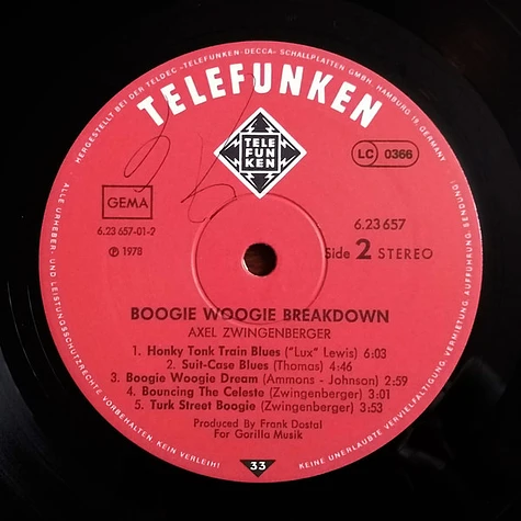 Axel Zwingenberger - Boogie Woogie Breakdown