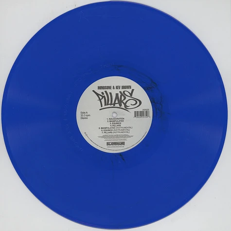 MindsOne & Kev Brown - Pillars EP Blue Vinyl Version