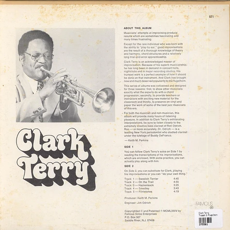 Clark Terry - Trumpet & Flugelhorn