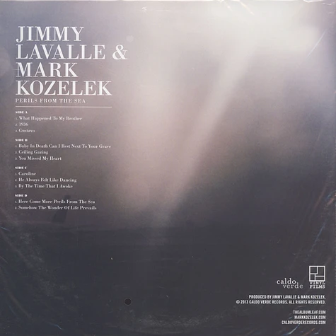 Mark Kozelek & Jimmy La Valle - Perils From The Sea Blue Vinyl Edition