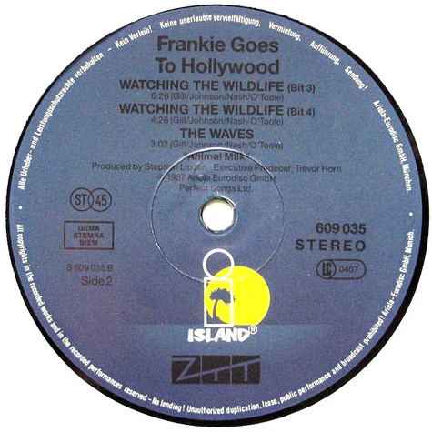 Frankie Goes To Hollywood - Watching The Wildlife (Movement 2)