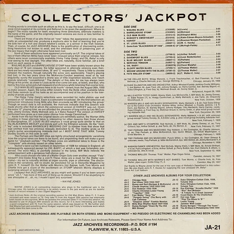 V.A. - Collectors Jackpot