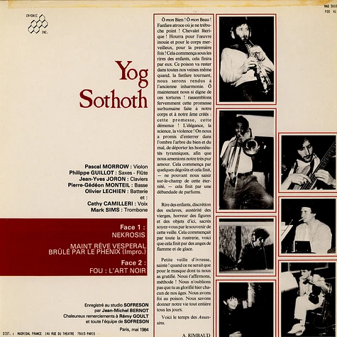 Yog Sothoth - Yog Sothoth