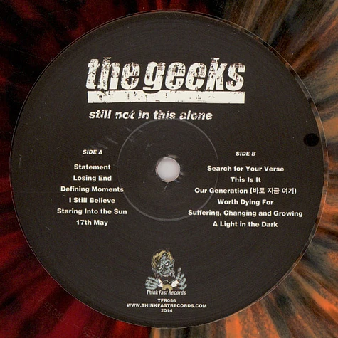 Geeks - Still Not In This Alone Splattered Vinyl Edition