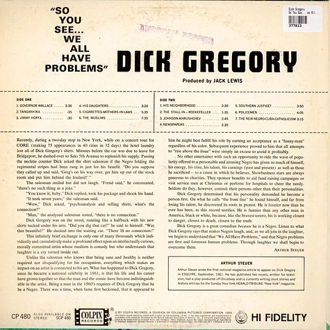 Dick Gregory - So You See... We All Have Problems