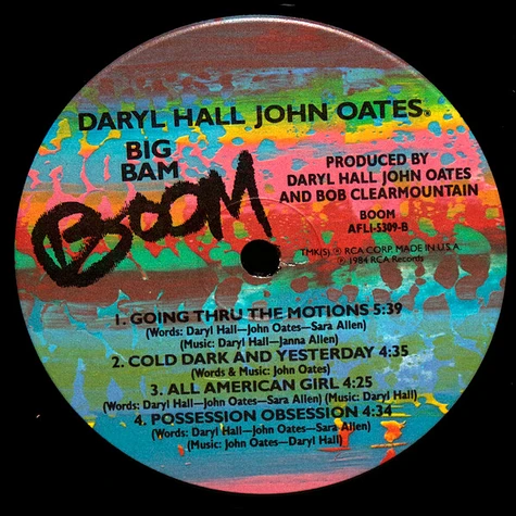 Daryl Hall & John Oates - Big Bam Boom