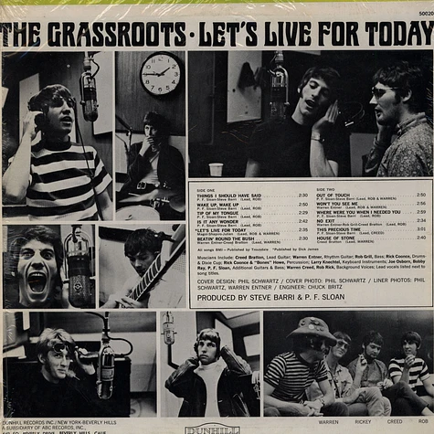 The Grass Roots - Let's Live For Today