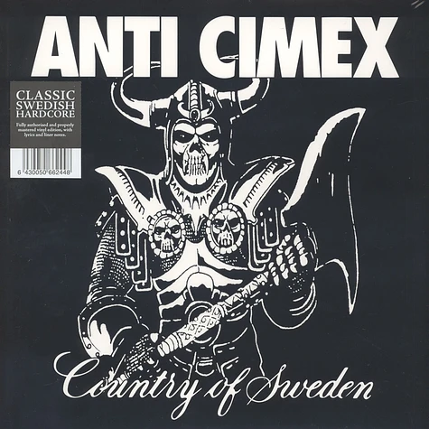 Anti Cimex - Absolut Country Of Sweden Black Vinyl Edition