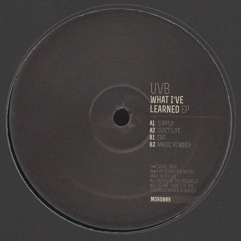 UVB - What I've learned EP