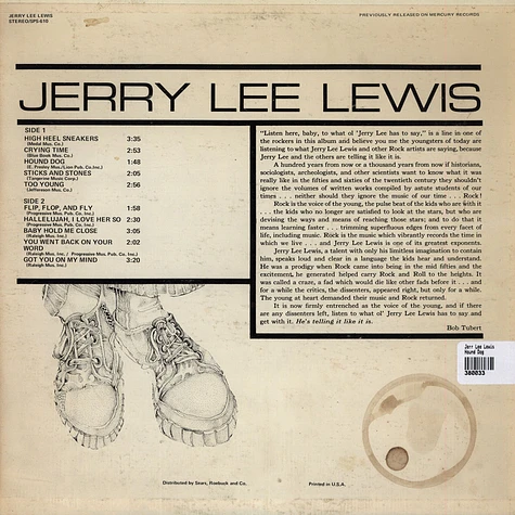 Jerr Lee Lewis - Hound Dog