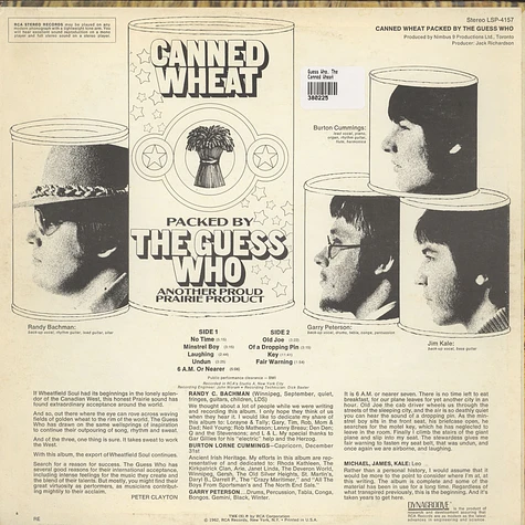 The Guess Who - Canned Wheat