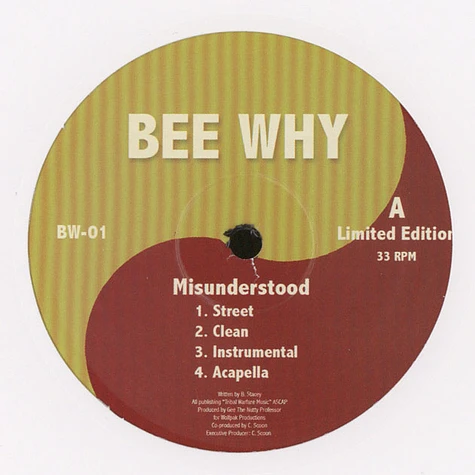 Bee Why - Misunderstood EP