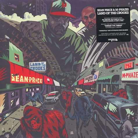 Sean Price & M-Phazes - Land Of The Crooks EP Red Vinyl Edition