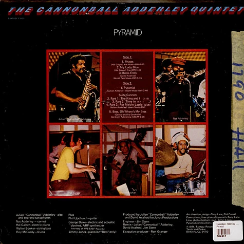 The Cannonball Adderley Quintet - Pyramid