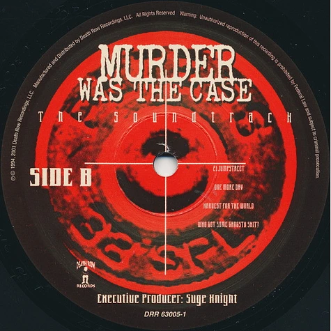 V.A. - Murder Was The Case (The Soundtrack)