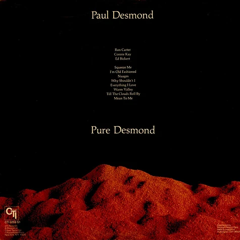 Paul Desmond - Pure Desmond