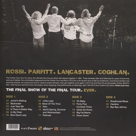 Status Quo - Frantic Four's Final Fling - Live In Dublin