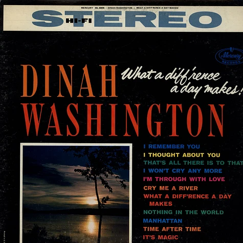 Dinah Washington - What A Diff'rence A Day Makes!